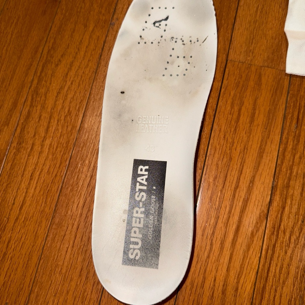 Golden Goose Black and White Lace-Up Sneakers - Picture 5 of 9